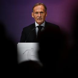 Hans-Joachim Watzke spricht im Januar 2026 auf dem Neujahrempfang der DFL