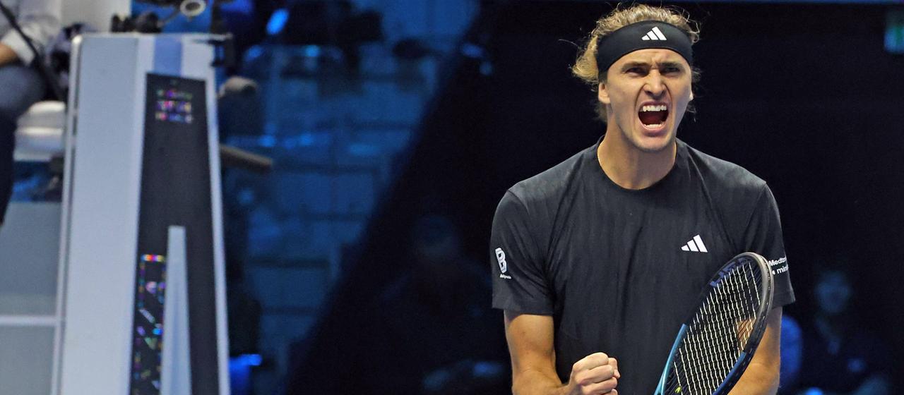 Alexander Zverev gewinnt gegen Ben Shelton