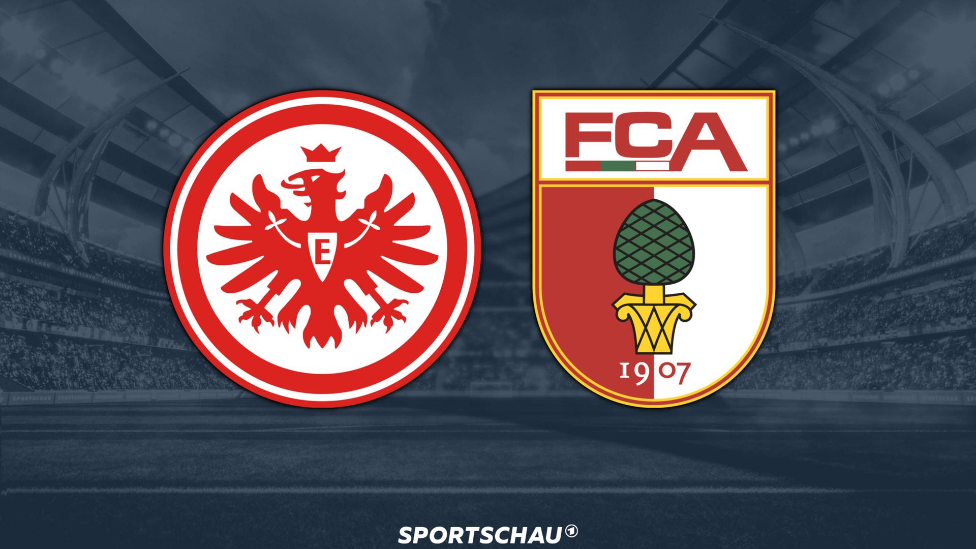 Logo Eintracht Frankfurt gegen FC Augsburg | ARD