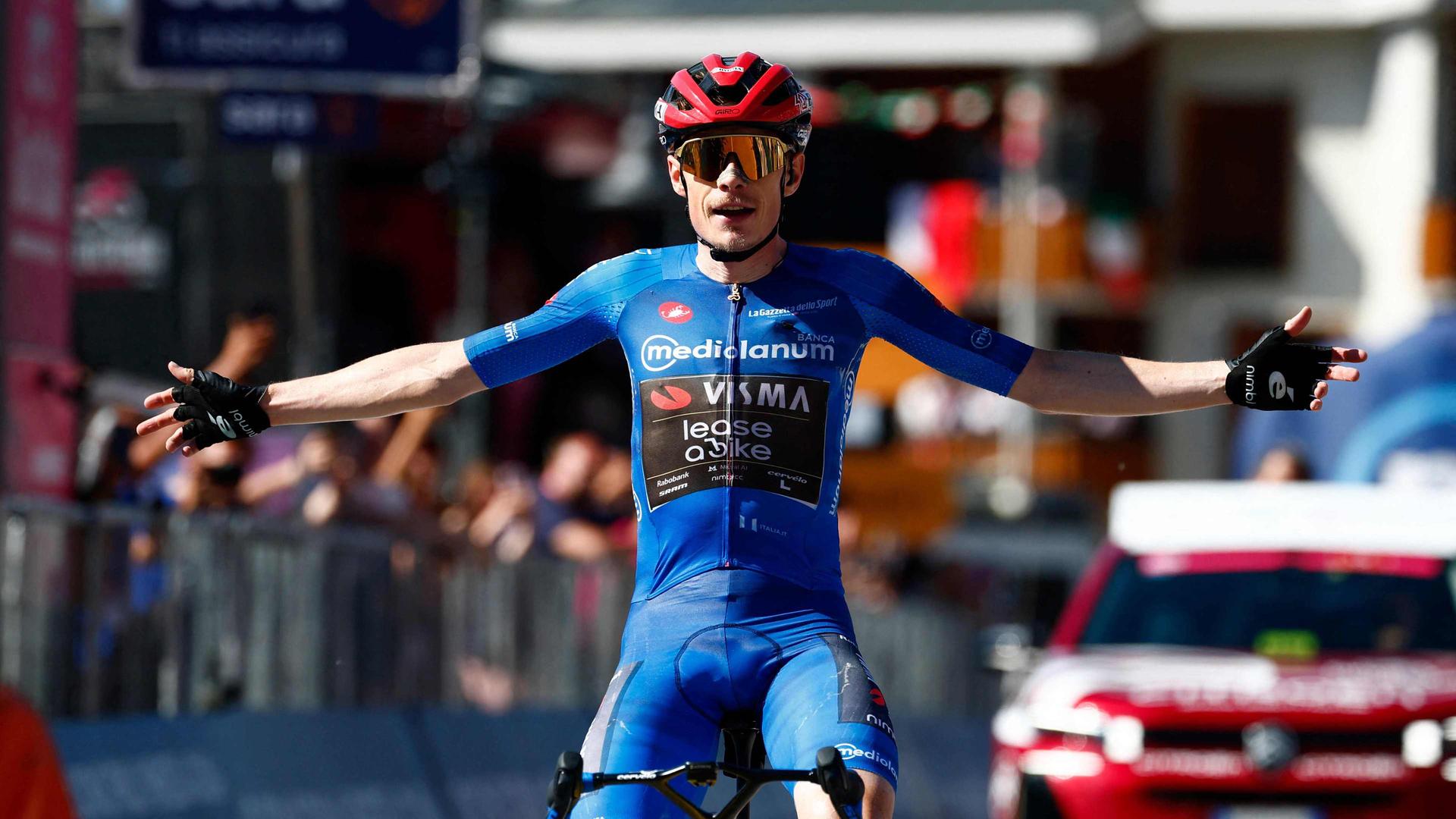 Giro d'Italia: Topfavorit Vingegaard klettert ins Rosa Trikot