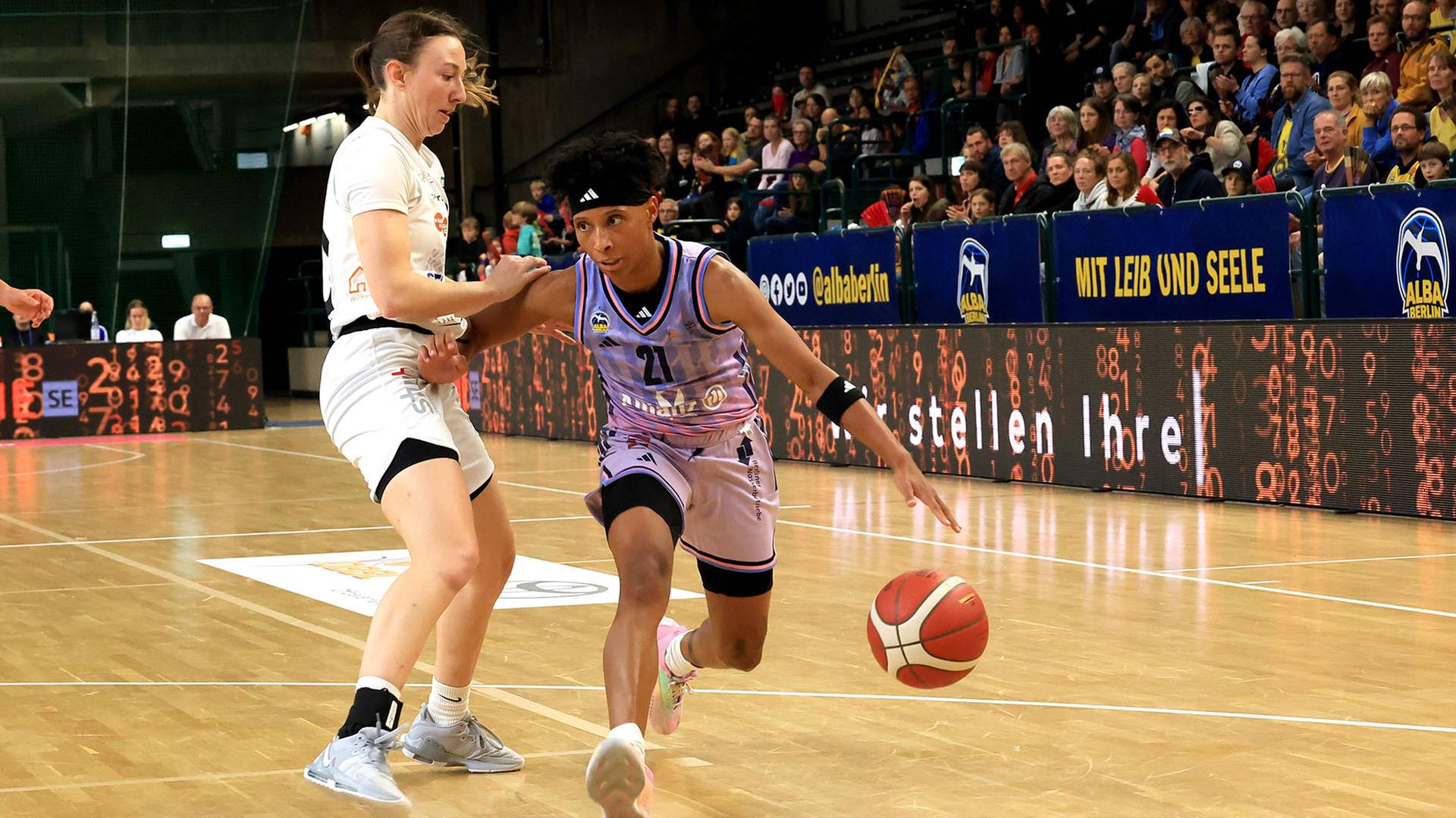 Deshyra Thomas (r.), Alba Berlin | IMAGO/Nordphoto