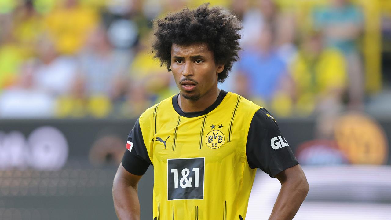 Karim Adeyemi beim Spiel gegen Eintracht Frankfurt | Ralf Ibing /firo Sportphoto