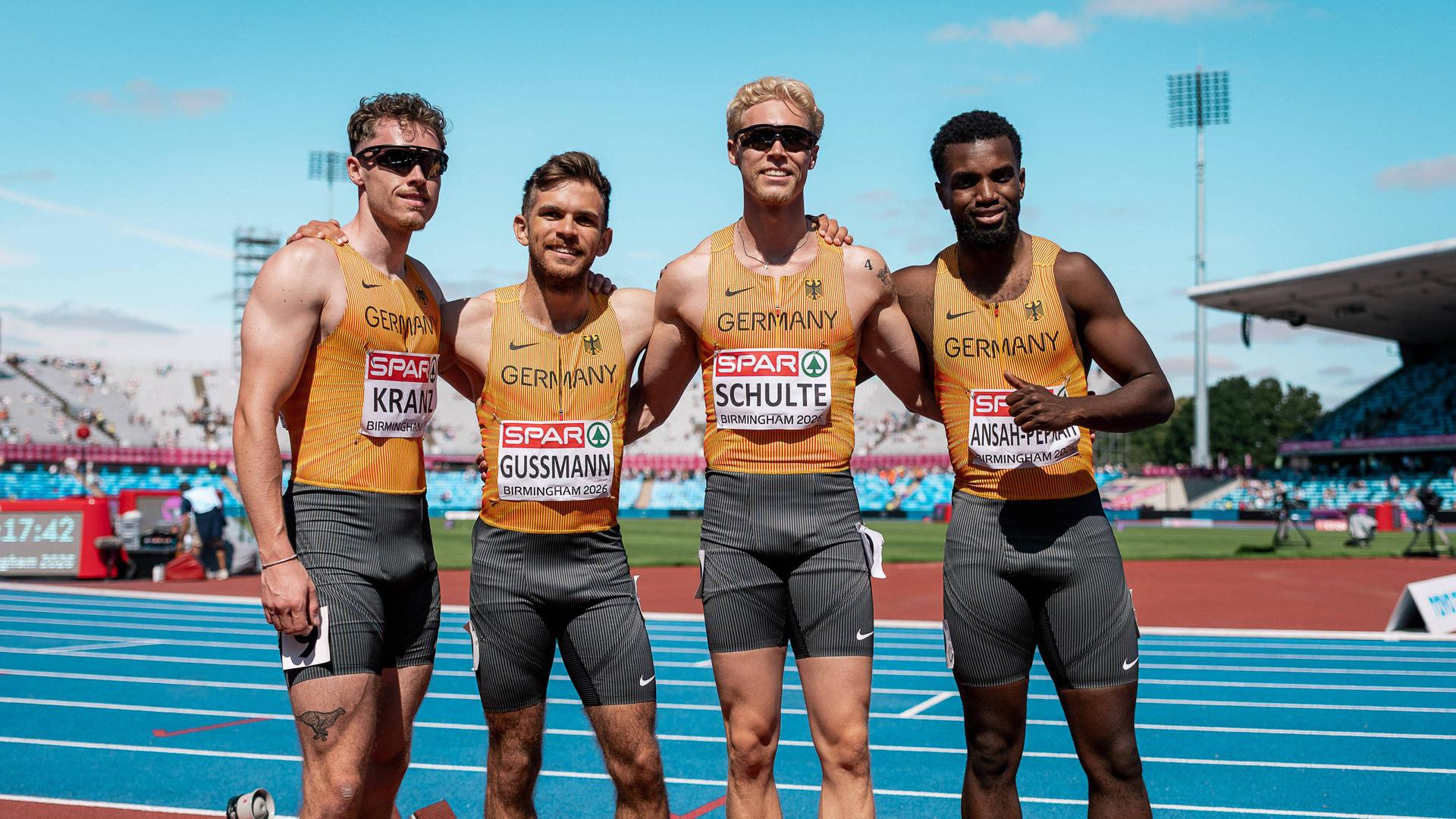 Leichtathletik-EM: Auch ohne Ansah - Sprintstaffel stürmt zu Silber
