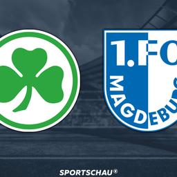 Logo SpVgg Greuther Fürth gegen 1. FC Magdeburg