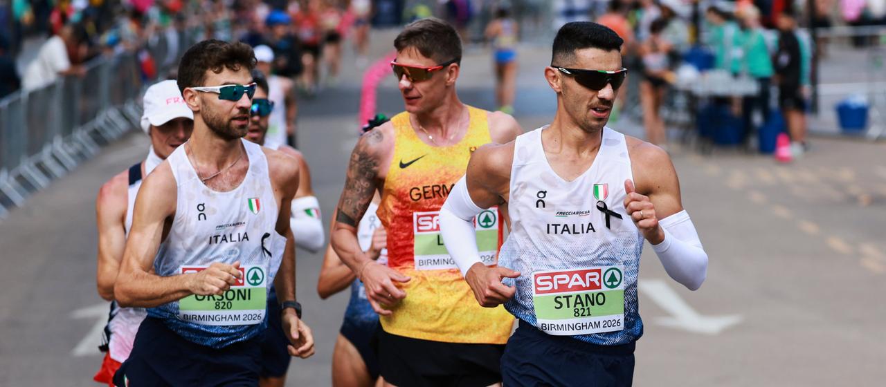Geher Christopher Linke bei der Leichtathletik-EM in Birmingham.