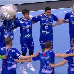 Handballer jubeln über Klassenerhalt