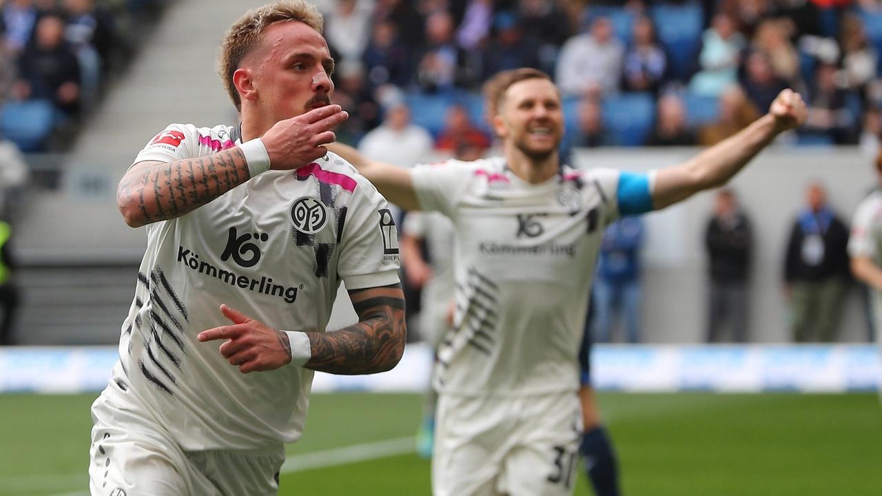 Tietz-Doppelpack zum Auswärtssieg: Mainzer Serie hält auch gegen Hoffenheim