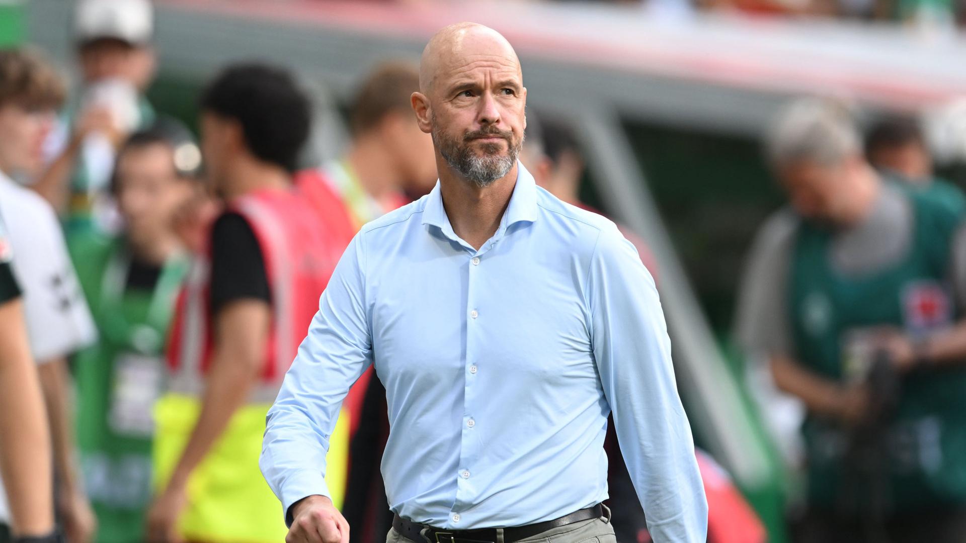 Leverkusen-Trainer Ten Hag | dpa