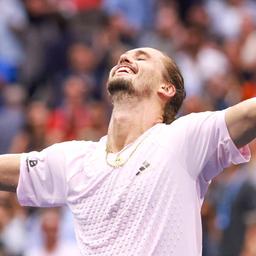 Alexander Zverev jubelt über den Sieg bei den US Open