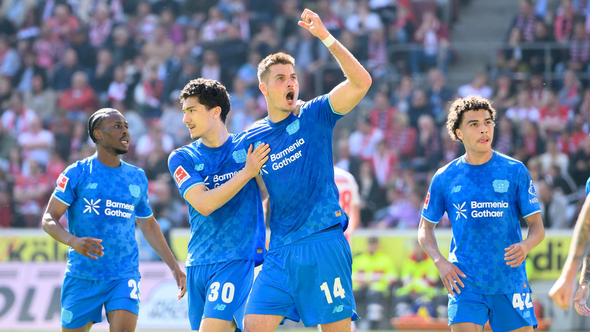 Patrik Schick bejubelt seinen Treffer | ddp/Sven Simon