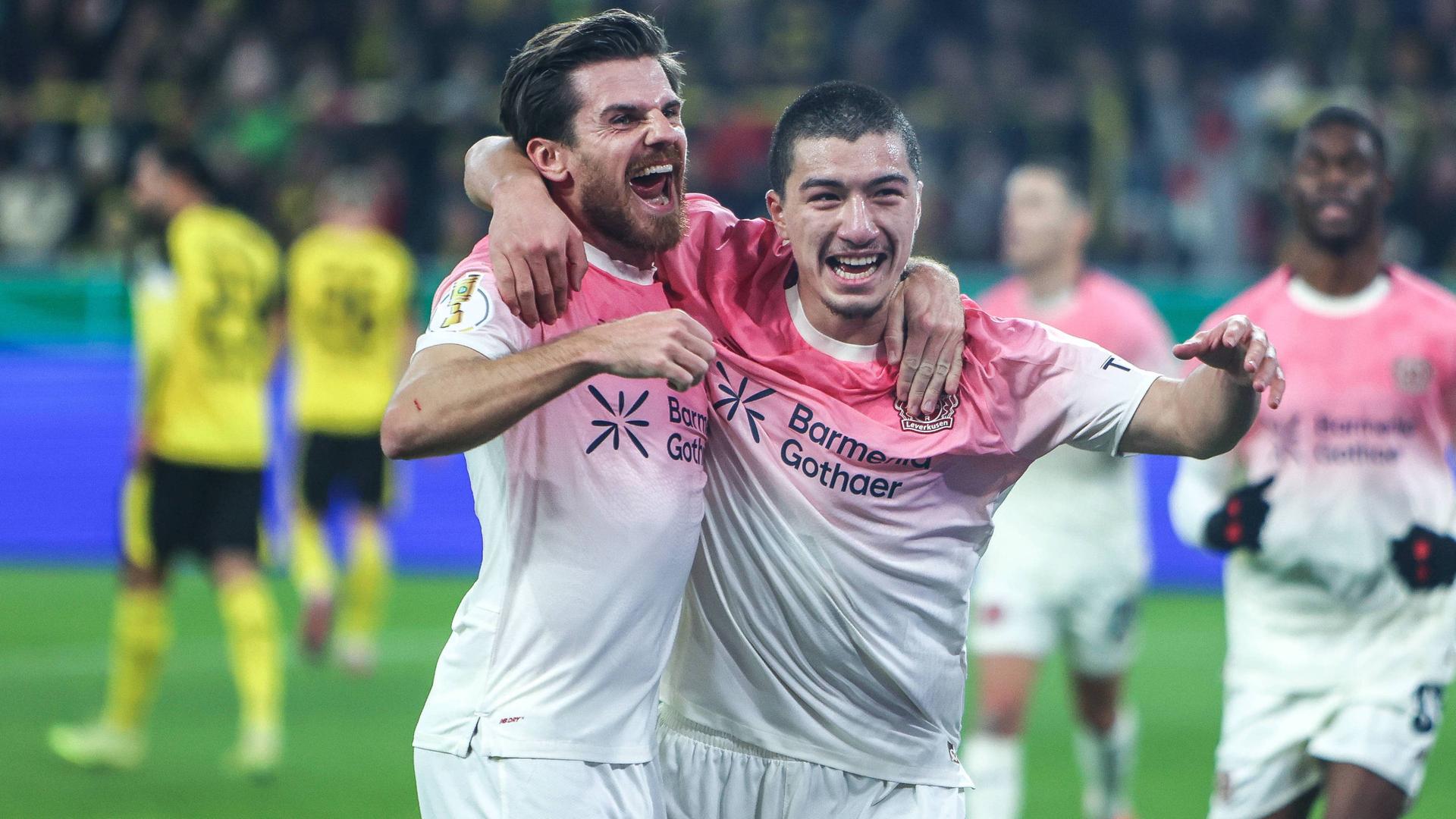 Image for Revanche geglückt: Maza schießt Leverkusen beim BVB ins Viertelfinale