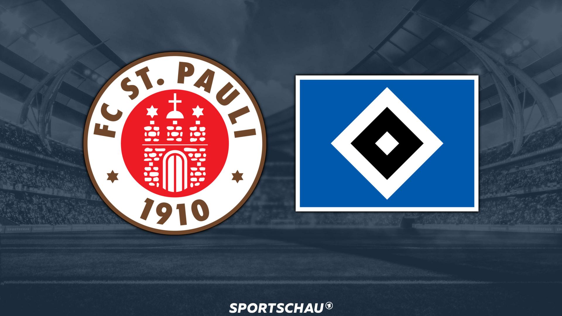 Logo FC St. Pauli gegen Hamburger SV | ARD