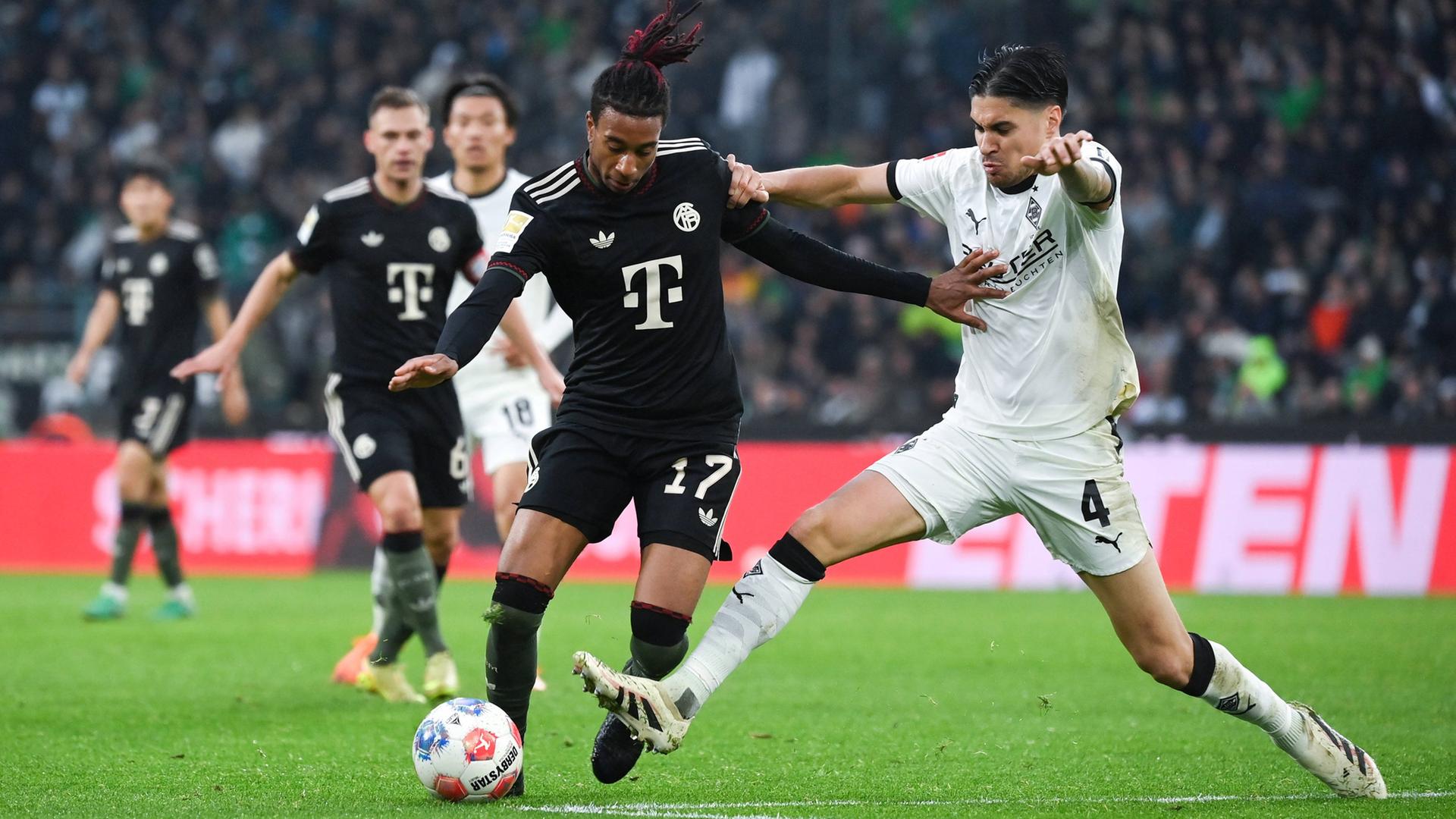 Spielszene der Partie zwischen Mönchengladbach und dem FC Bayern München | IMAGO/Team 2