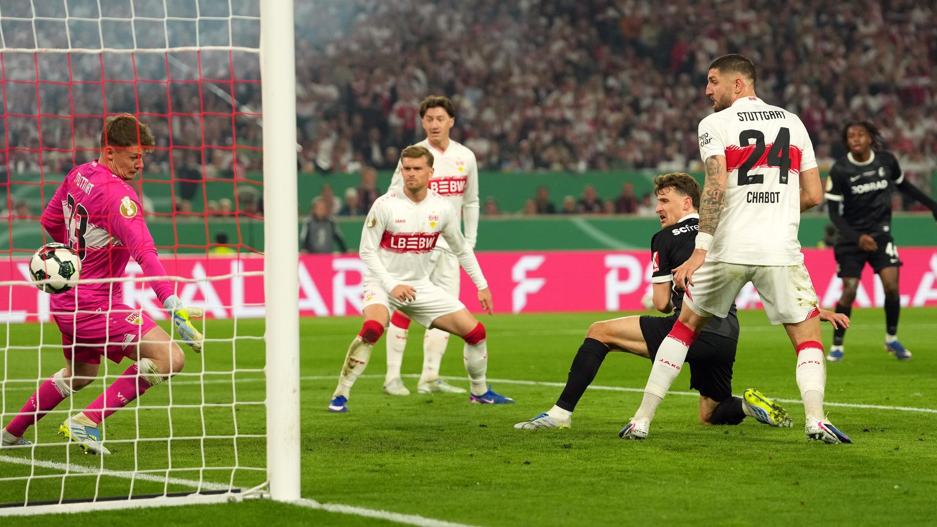 Maxi Eggestein trifft zur Freiburger Führung | Sona Maleterova/Getty Images