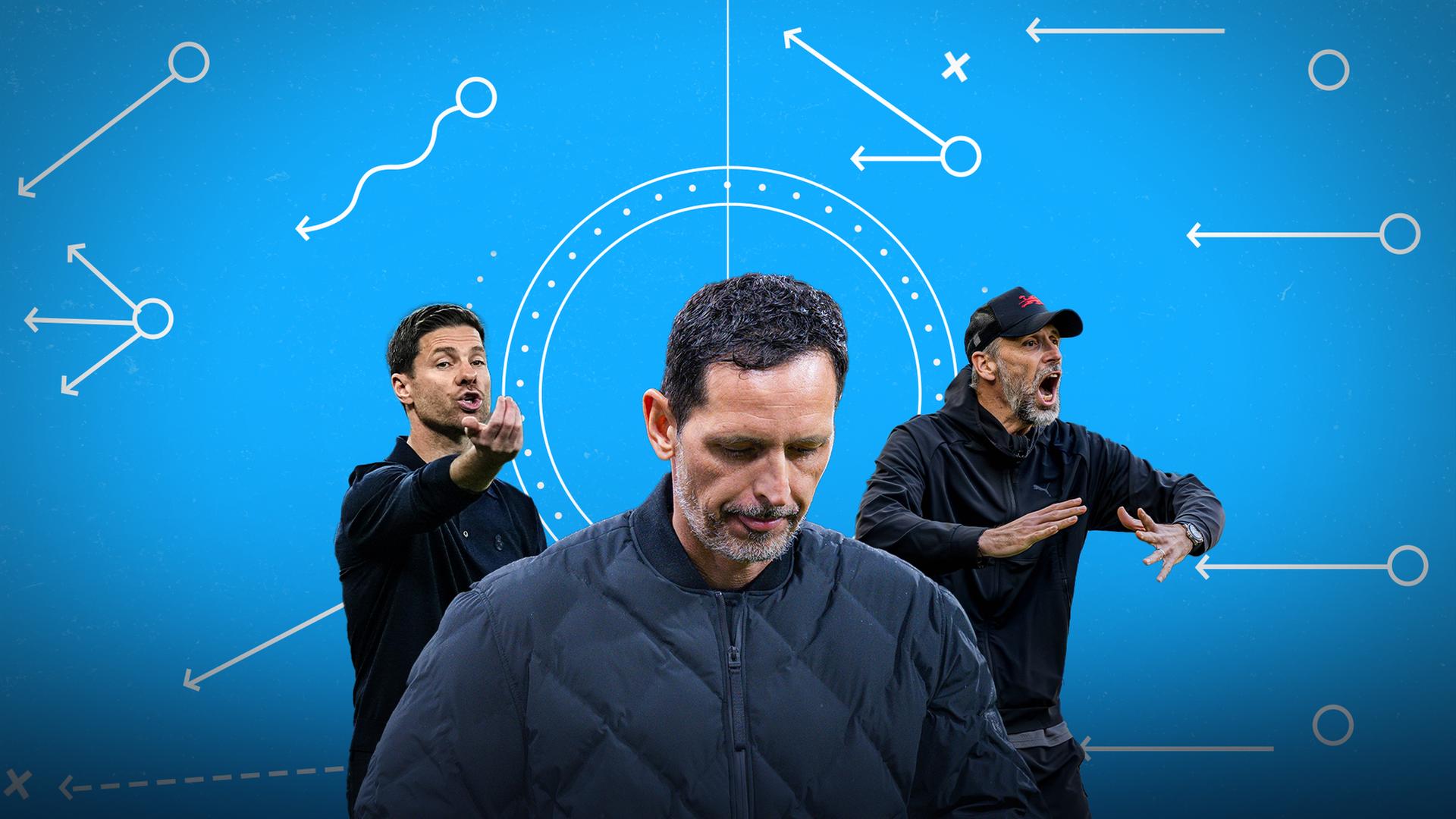 Wer folgt auf Dino Toppmöller (Mitte)? | Sportschau