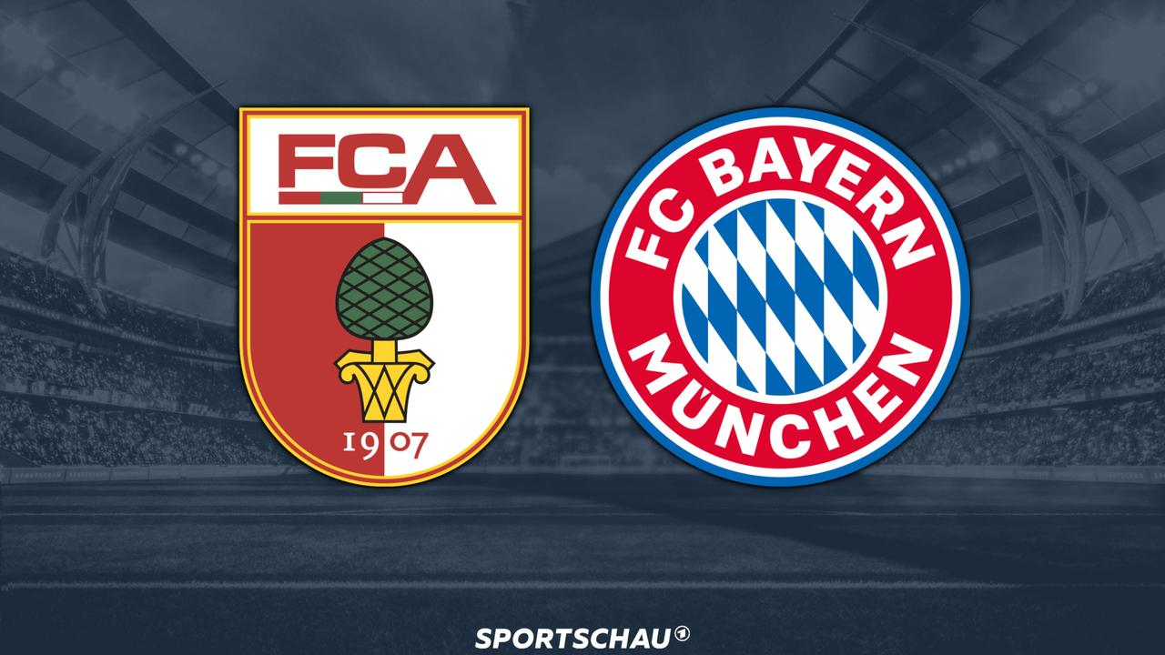 Logo FC Augsburg gegen Bayern München | ARD