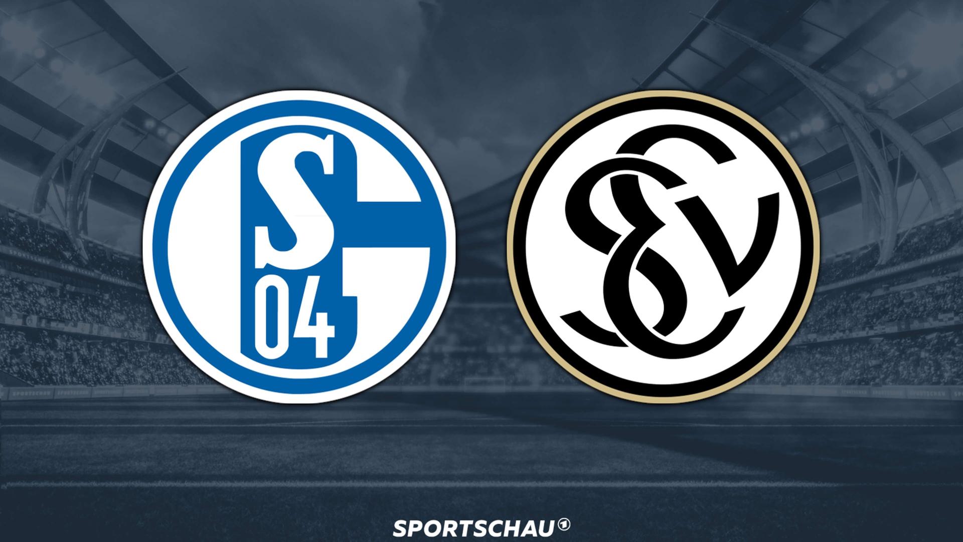 Logo FC Schalke 04 gegen SV 07 Elversberg | ARD