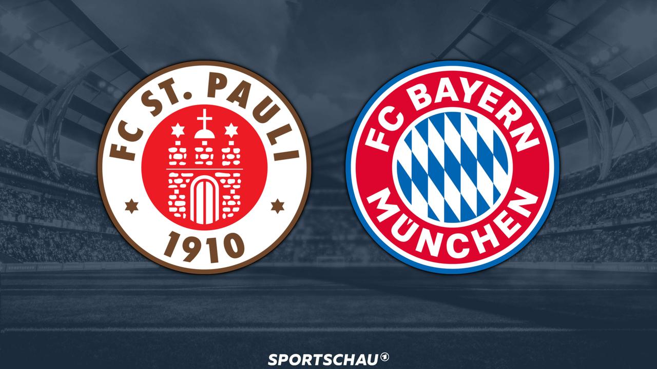 Logo FC St. Pauli gegen Bayern München | ARD