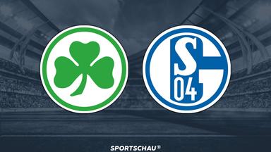 Logo SpVgg Greuther Fürth gegen FC Schalke 04