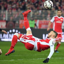 Nach nur 25 Sekunden ging Union Berlin gegen den 1. FC Köln durch dieses Traumtor von Marcel Hartel in Führung.