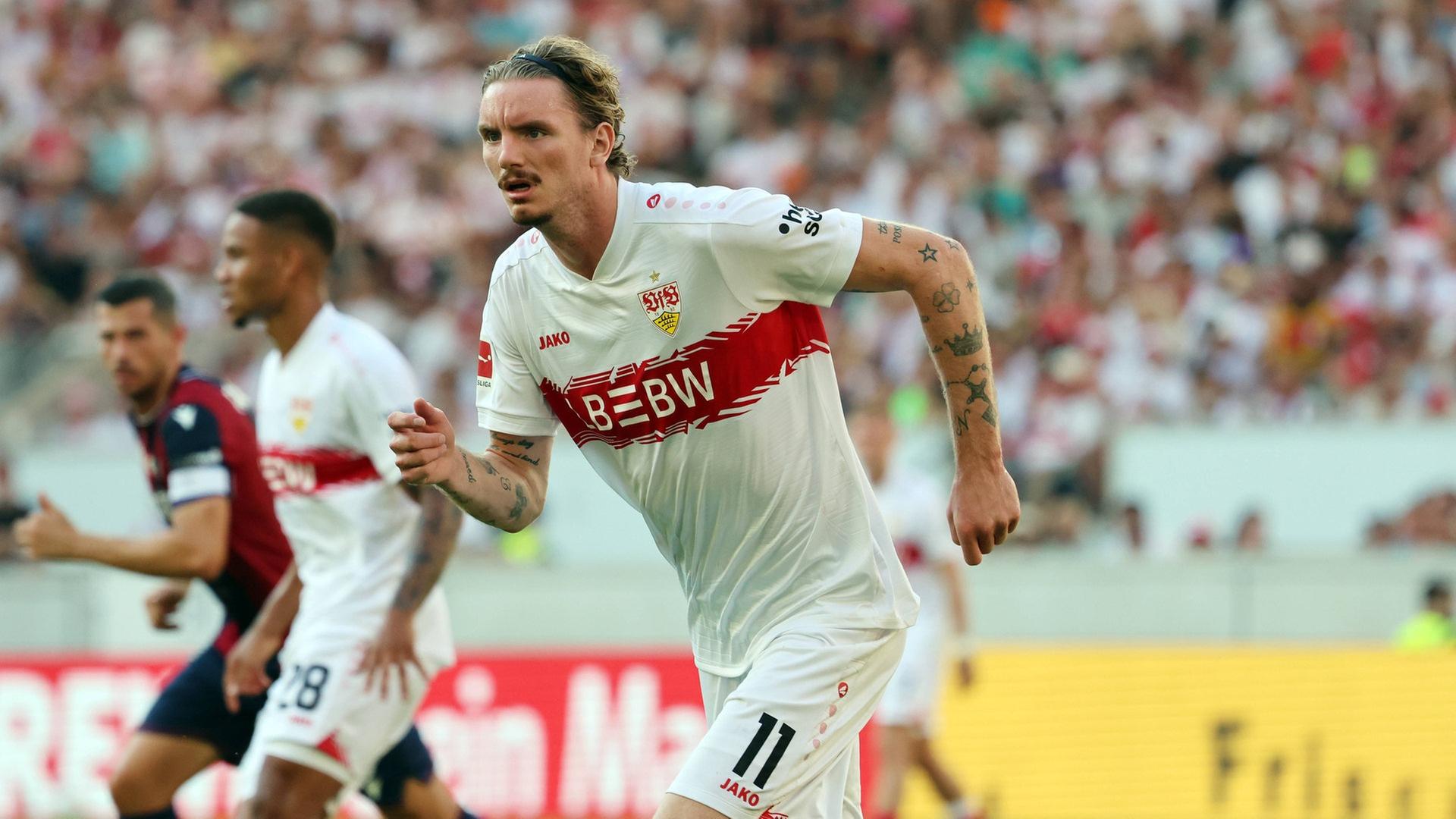 Nick Woltemade im Testspiel des VfB Stuttgart gegen Bologna | IMAGO, IMAGO / Sportfoto Rudel