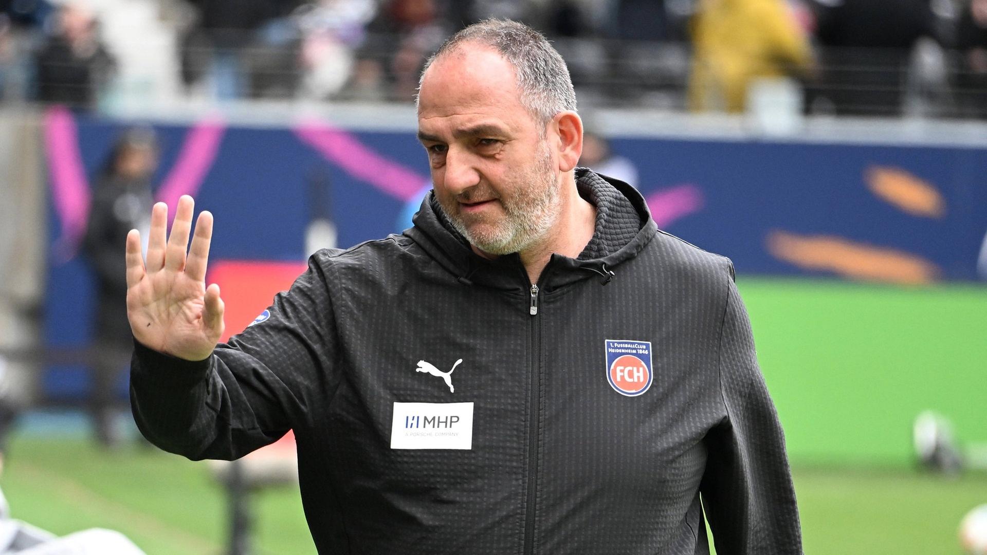 Frank Schmidt, head coach of 1. FC Heidenheim