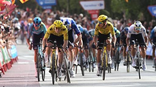 Der Zielsprint der 5. Etappe bei der Vuelta a Espana