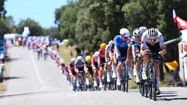 Ausschnitt aus der Tour der France 2025