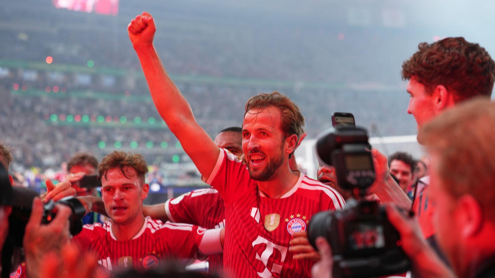 Finale im DFB-Pokal - Stuttgart stark, aber Kane lässt die Bayern jubeln
