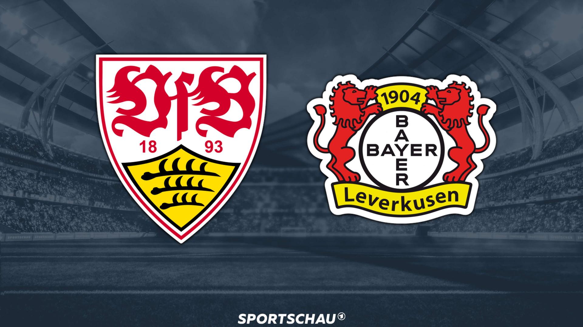 Logo VfB Stuttgart gegen Bayer Leverkusen | ARD
