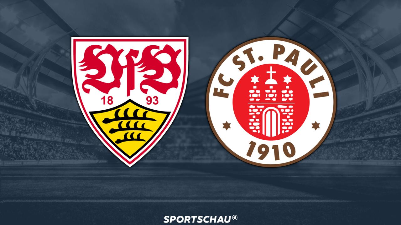 Logo VfB Stuttgart gegen FC St. Pauli | ARD