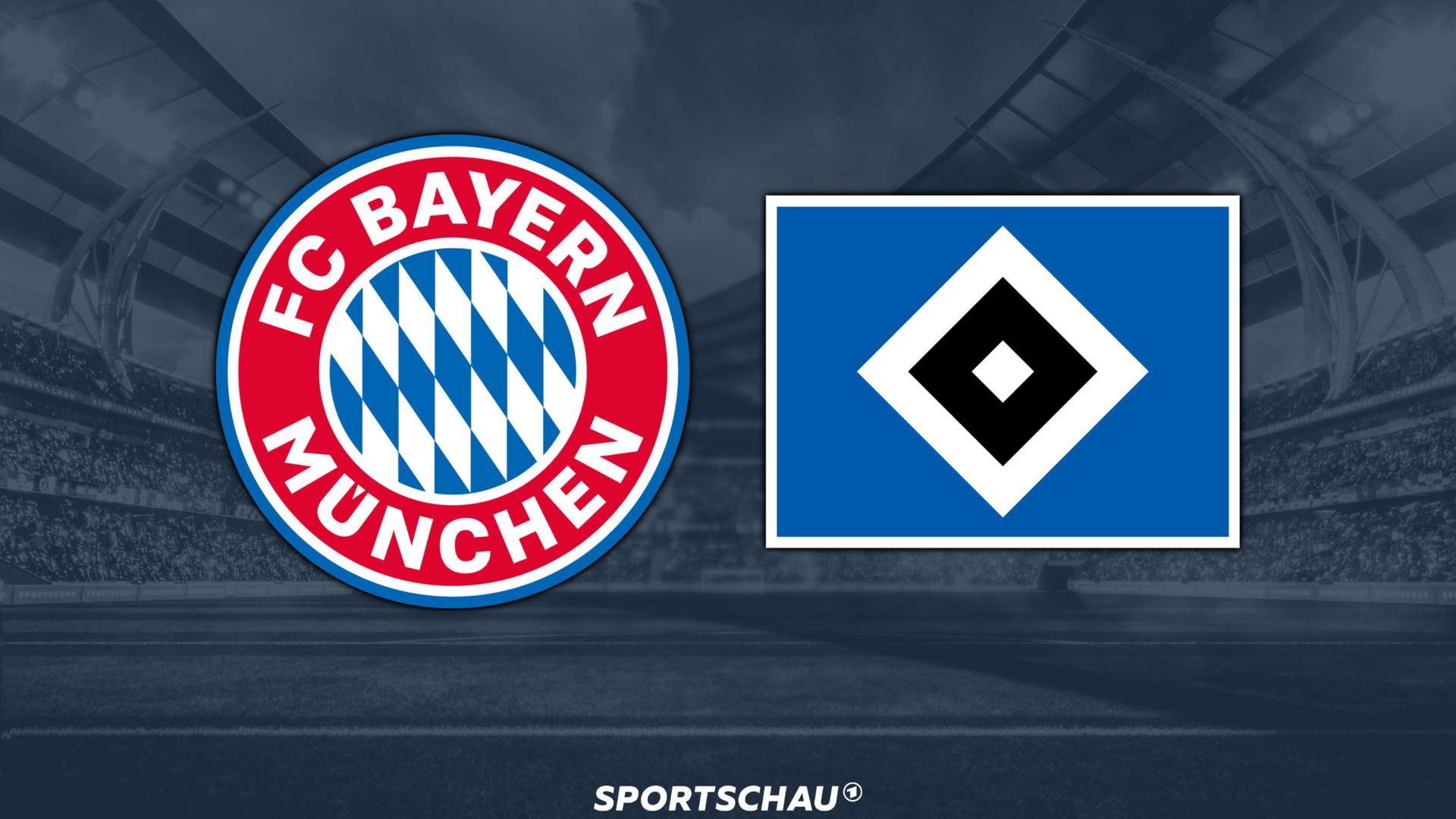 Logo Bayern München gegen Hamburger SV | ARD