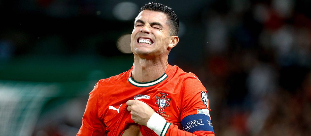 Cristiano Ronaldo in Ärger | IMAGO/Sports Press Photo Cristiano Ronaldo in Ärger