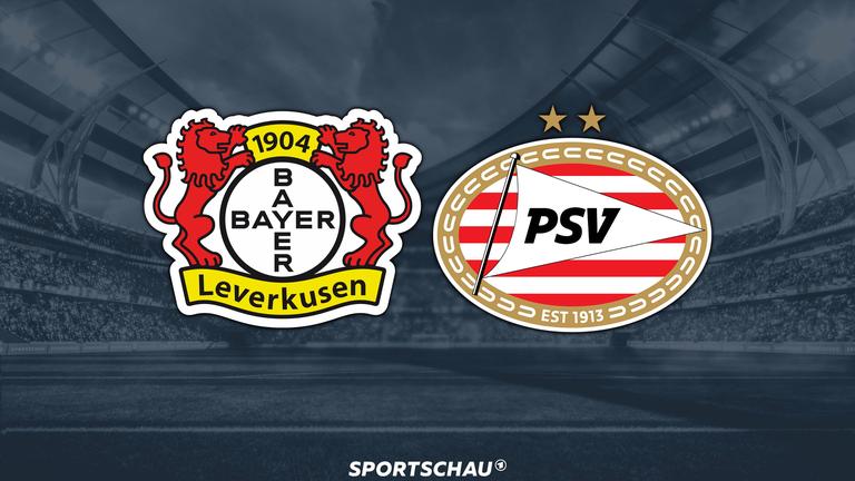 Logo Bayer Leverkusen gegen PSV Eindhoven