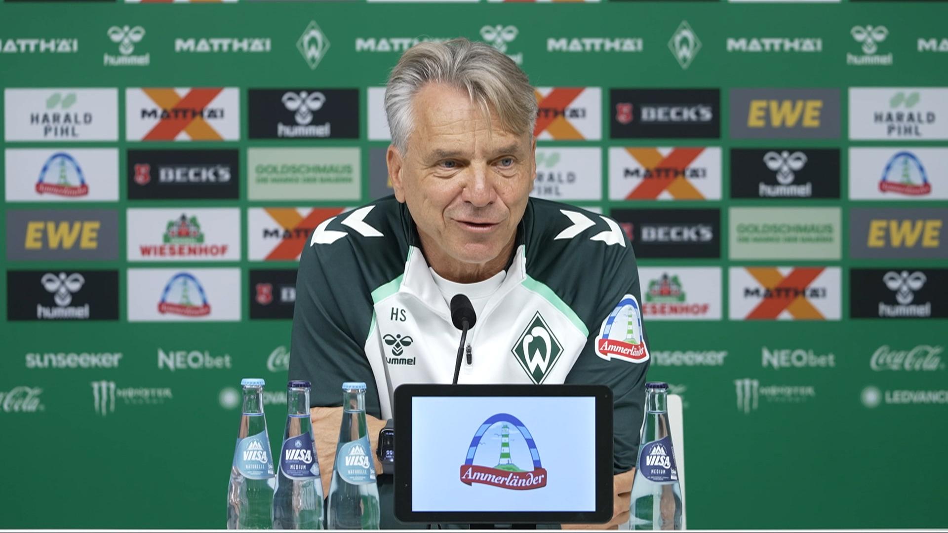 Bremens Trainer Horst Steffen | Sportschau