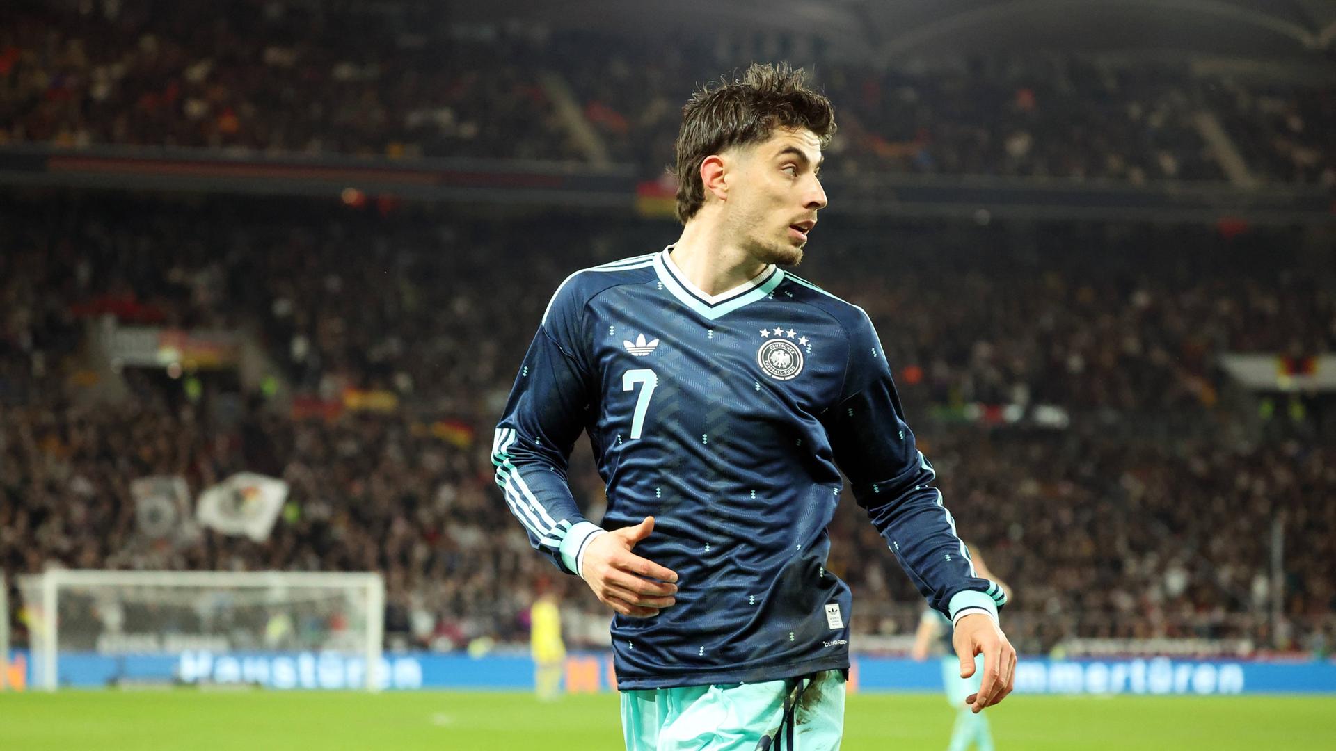 Kai Havertz im Trikot der Nationalmannschaft | IMAGO / Sportfoto Rudel