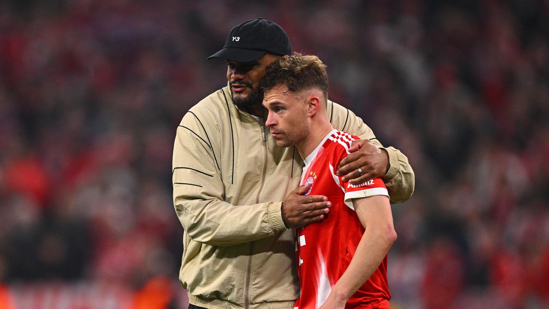 Vincent Kompany (l.) und Joshua Kimmich (r.) | dpa
