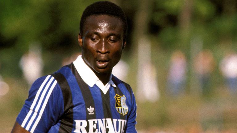 Anthony Yeboah im Trikot des 1. FC Saarbrücken | imago Anthony Yeboah im Trikot des 1. FC Saarbrücken