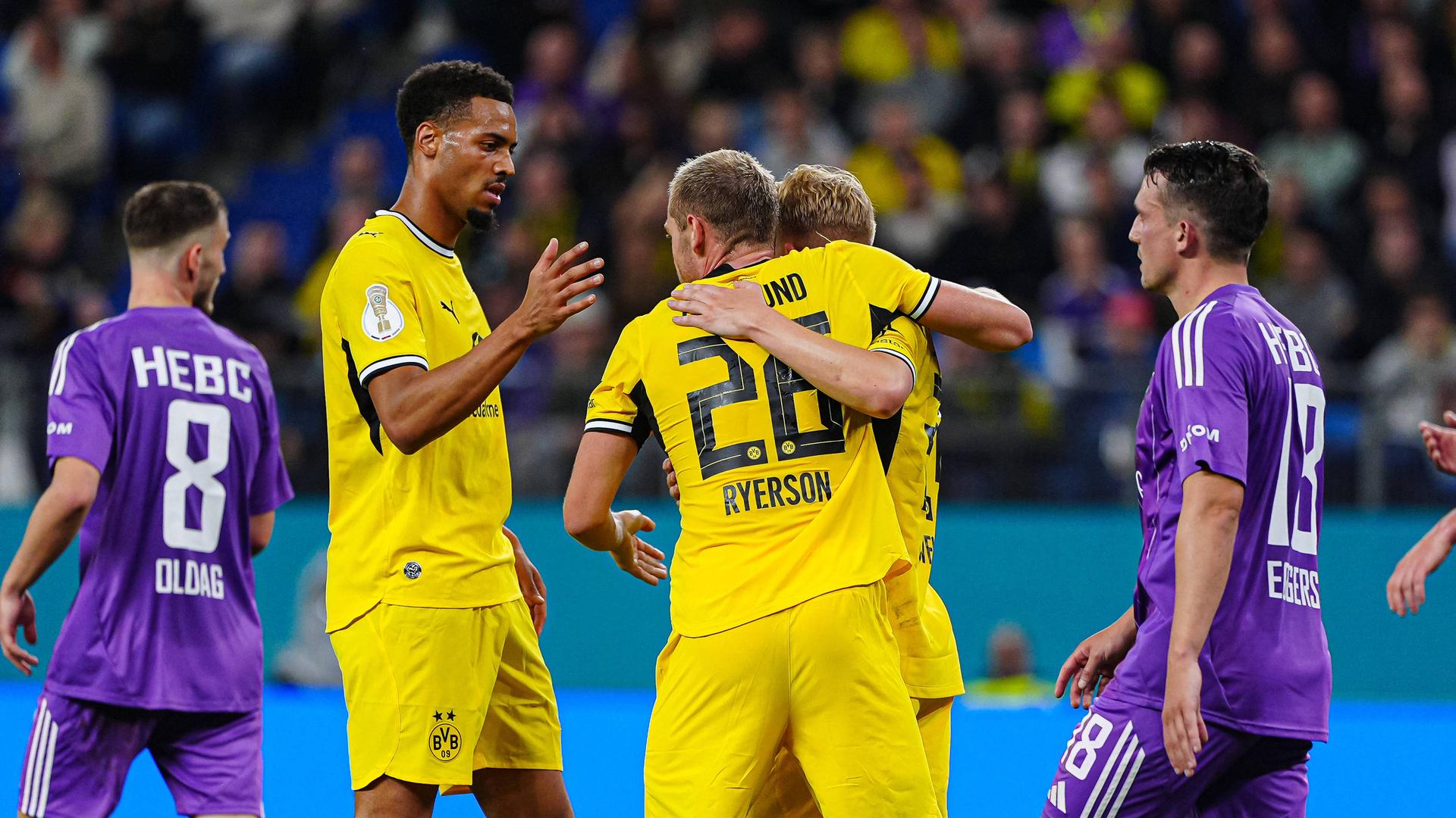 DFB-Pokal: Dortmund siegt 5:0 bei Fünftligist aus Hamburg