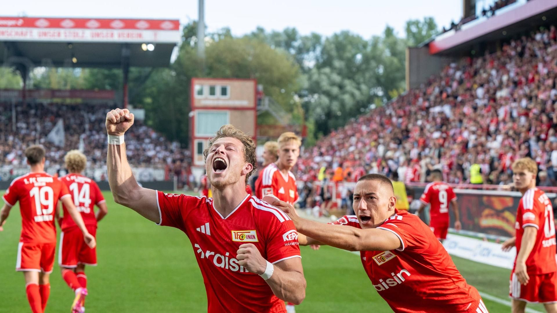 Fußball-Bundesliga: Union Berlin bejubelt Remis gegen Frankfurt