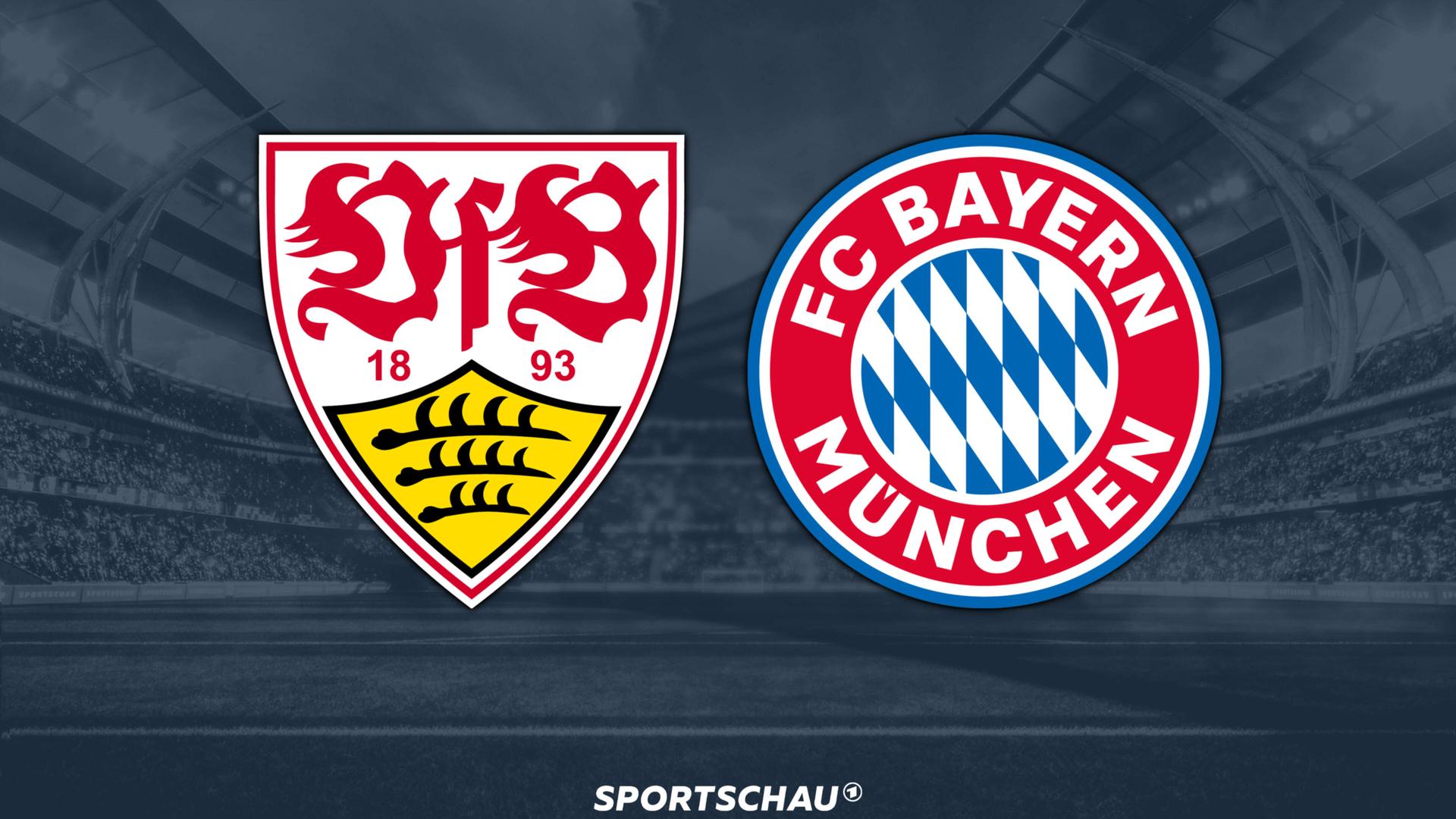 Logo VfB Stuttgart gegen Bayern München | ARD