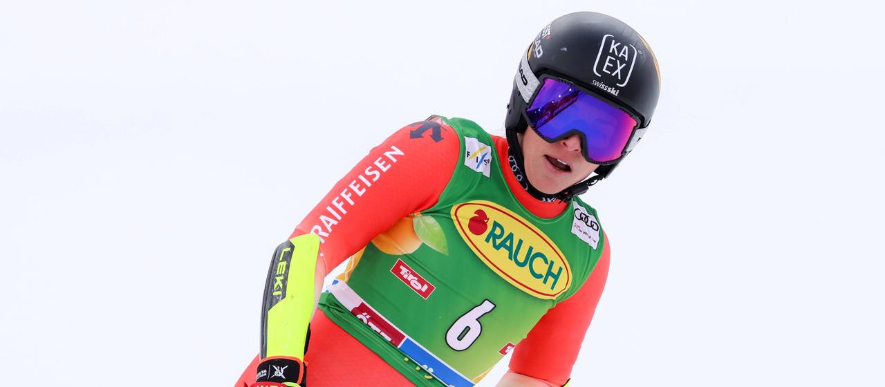 Die schweizer Skirennfahrerin Lara Gut-Behrami