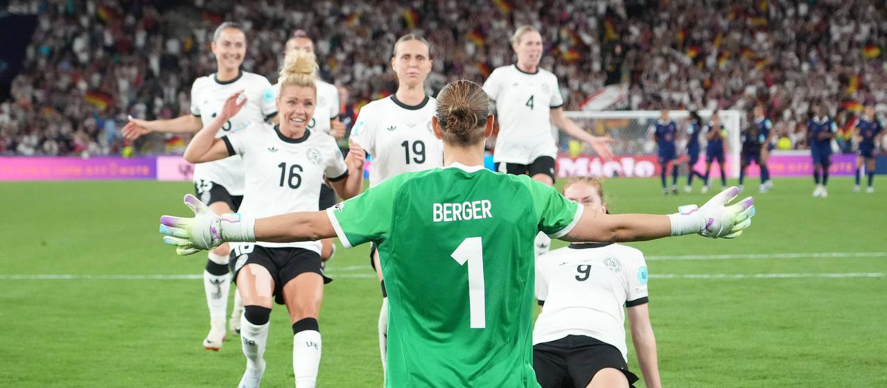 Deutschlands Torhüterin Ann-Katrin Berger