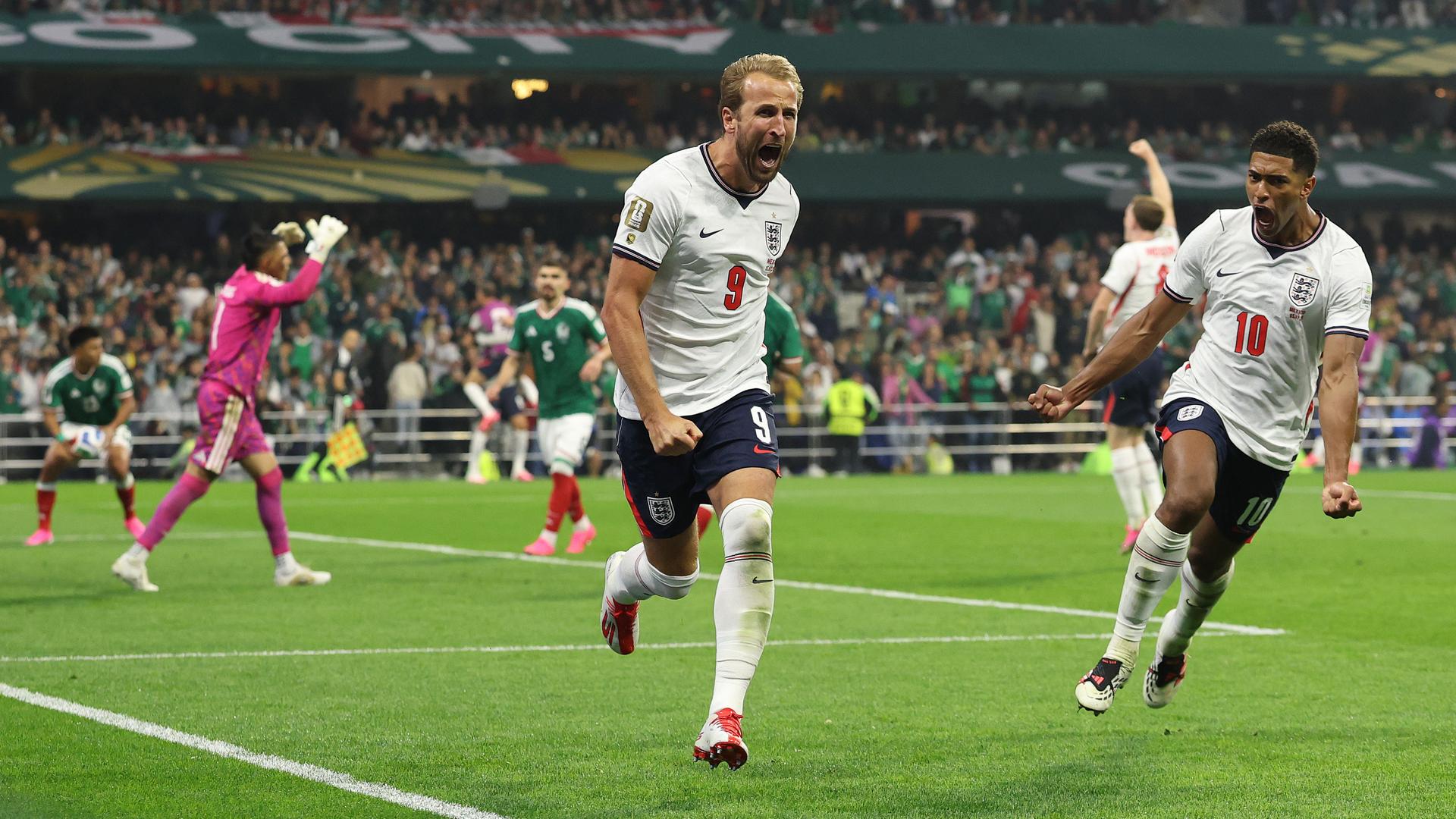 Harry Kane jubelt mit Jude Bellingham | Getty Images