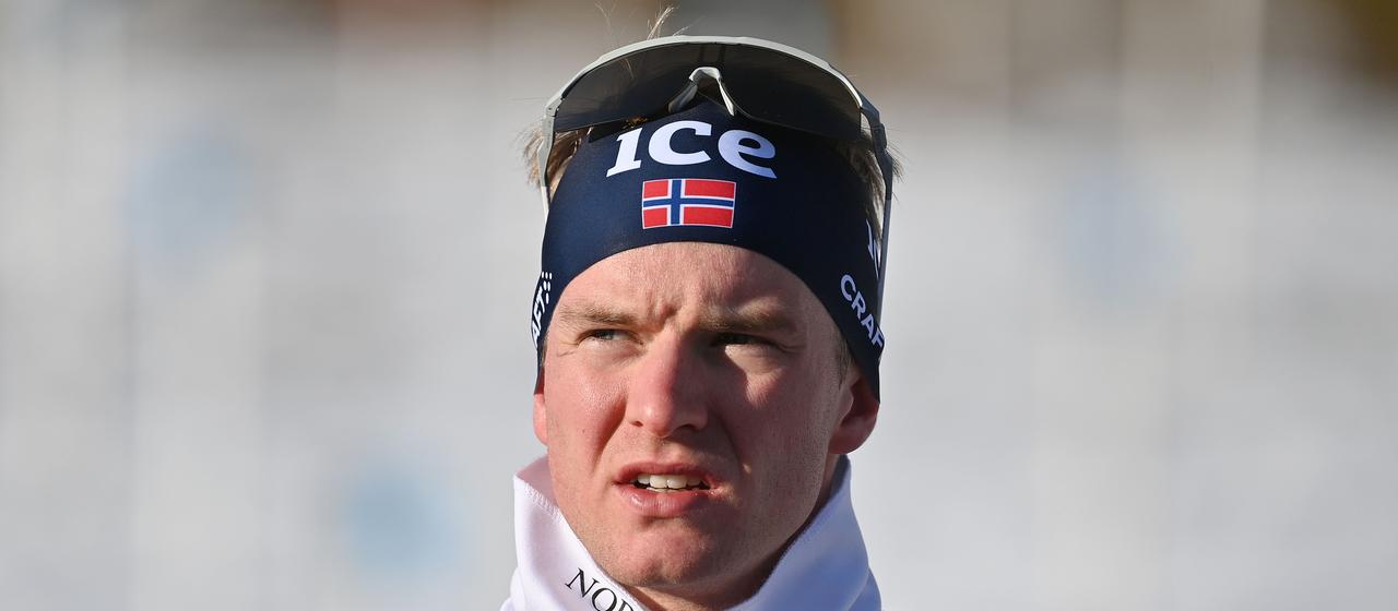 Der norwegische Biathlet Johan Olav Botn