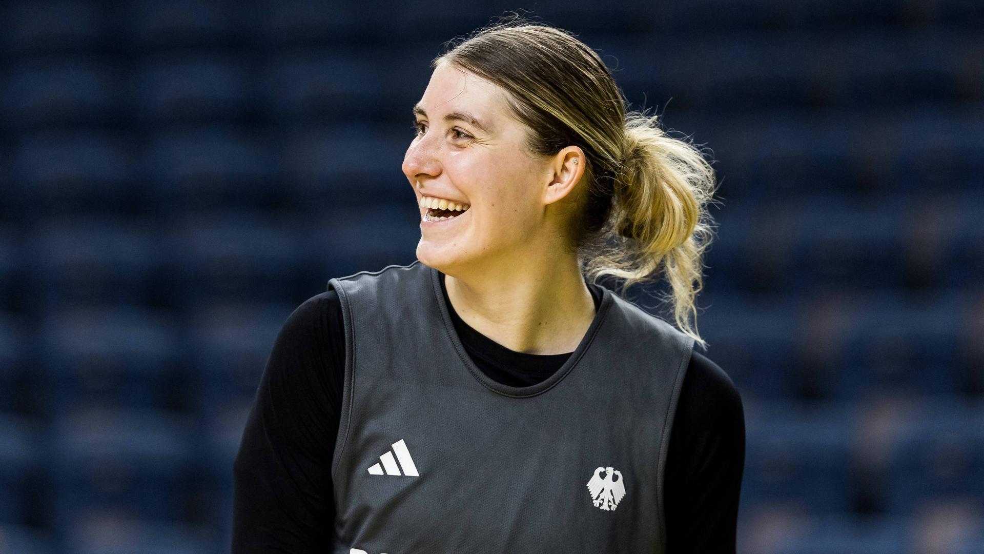 Gute Stimmung bei Deutschlands Basketballerinnen