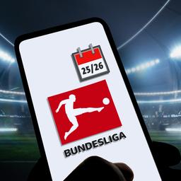 Der Kalender für die Bundesliga der Saison 2025/26