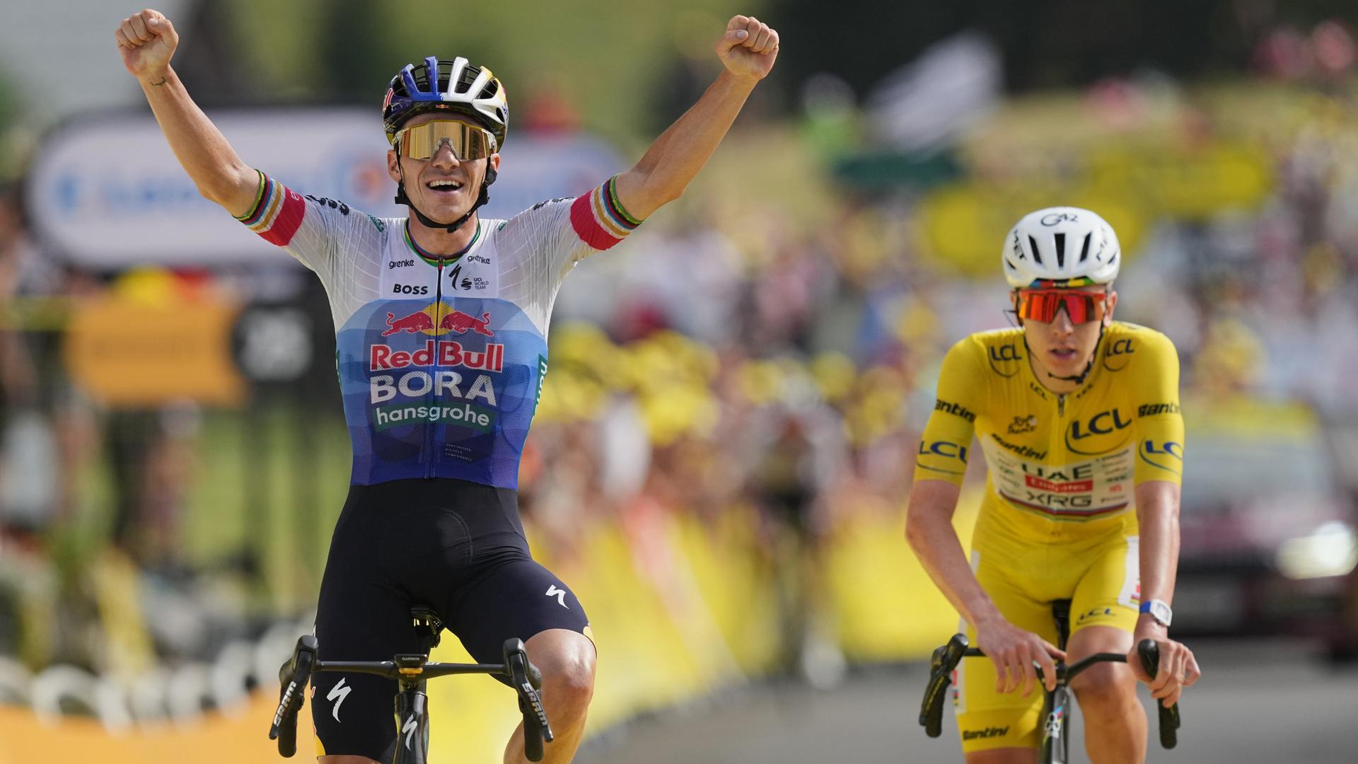 Tour: Evenepoel gelingt Coup bei schwerer Bergankunft in den Alpen