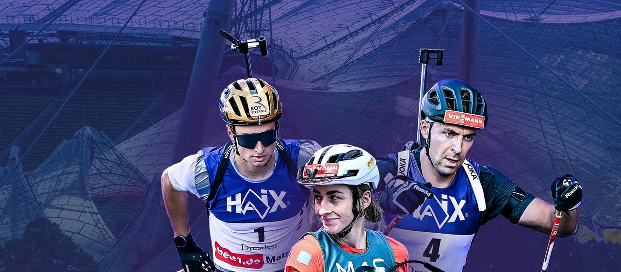 Beim Sommerbiathlon in München gehen unter anderem Vanessa Voigt, Philipp Nawrat