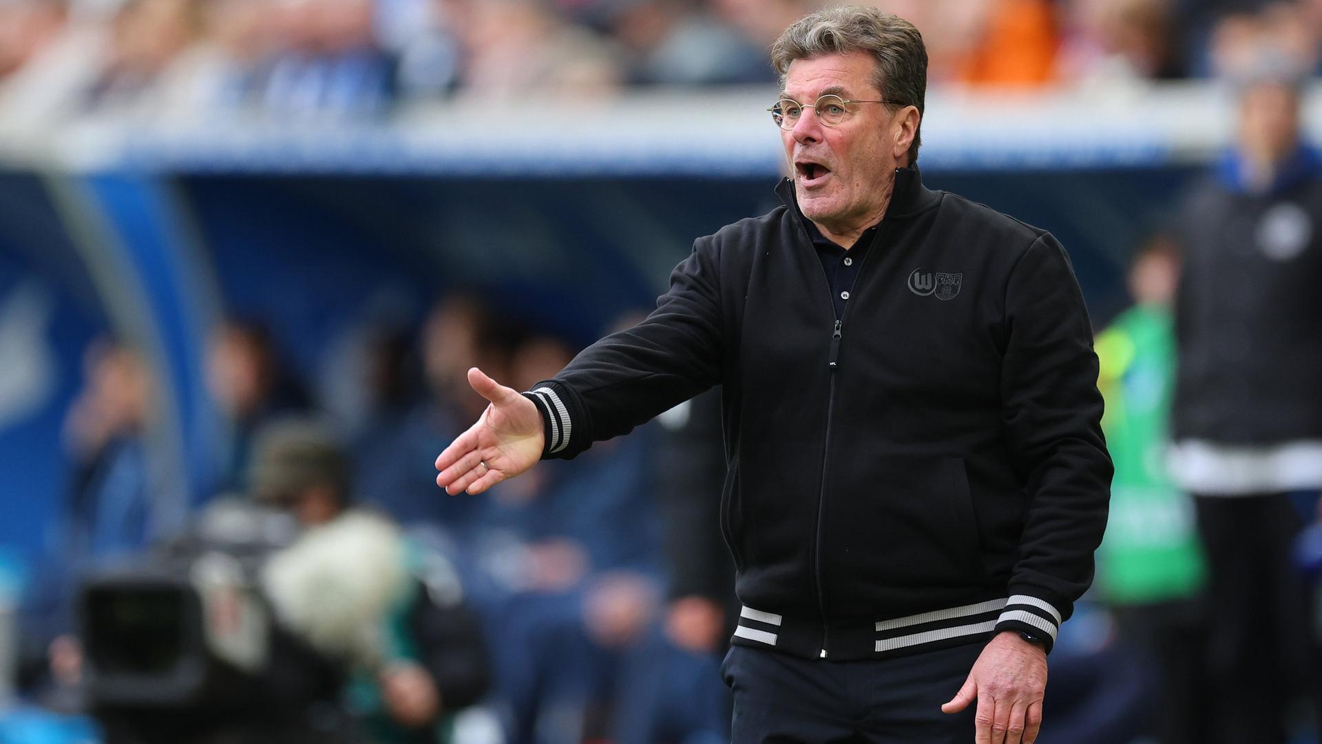 Dieter Hecking in Aktion | WITTERS